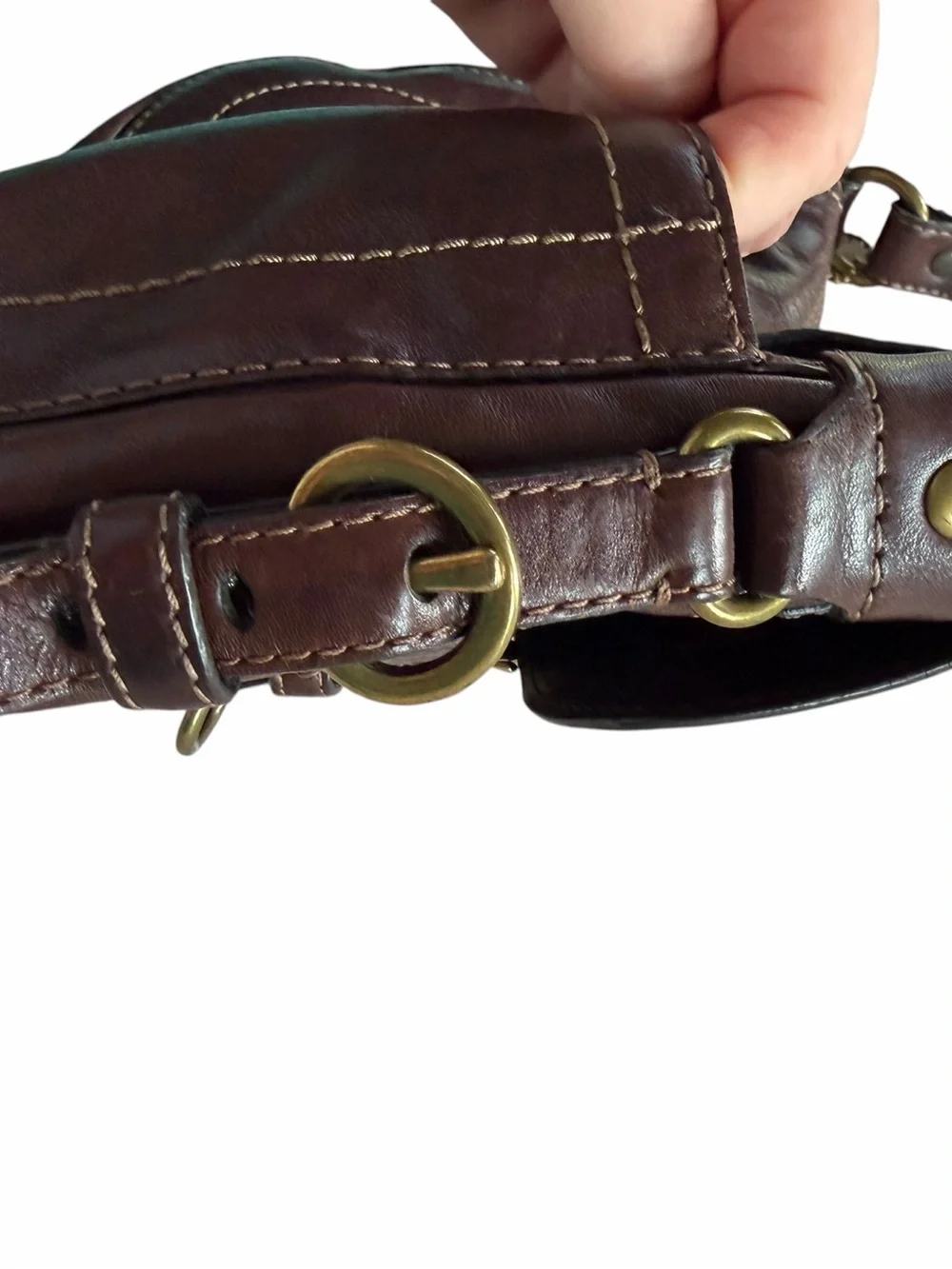 Vintage Coach Legacy Garcia Hobo Brown Leather